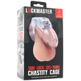 Load image into Gallery viewer, Lockmaster 3.5" Side Lock See Thru Chastity Cage