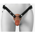 Load image into Gallery viewer, Fantasy X-Tensions Elite 6" Silicone Hollow Strap-On Dual Density Brown