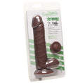 Load image into Gallery viewer, Easy Riders 7" Silicone Dildo With Balls Dark