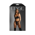 Load image into Gallery viewer, Bra & Crotchless Panty L/Xl