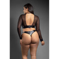 Load image into Gallery viewer, Long Sleeve Top & Crotchless Panty Queen Size