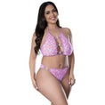 Load image into Gallery viewer, Daisy Halter Bralette & Panty Set Daisy Print 2Xl