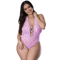 Load image into Gallery viewer, Daisy Teddy W/ Snap Crotch Daisy Print 2Xl