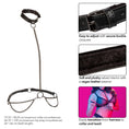 Load image into Gallery viewer, Euphoria Collection Plus Size Chain Halter/Collar & Leash