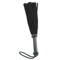 Load image into Gallery viewer, 18" Mini 36 Suede Tail Flogger Black