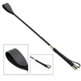 Load image into Gallery viewer, 23" PU Riding Crop PVC Ornate Pro Handle Black