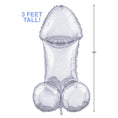 Load image into Gallery viewer, Glitterati Disco Penis 3ft Mylar Balloon