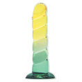 Load image into Gallery viewer, Shades 7.5" Swirl Tpr Yellow And Mint