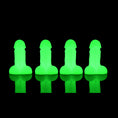 Load image into Gallery viewer, Big Ballers Glow-In-The-Dark Magnetic Snap-On Peckers 4 Pk