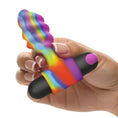 Load image into Gallery viewer, Bang! Vibrating Rainbow Butt Plug