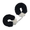 Load image into Gallery viewer, Ouch! Heavy-Duty Fluffy Handcuffs Black