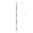 Load image into Gallery viewer, 6" Stainless Steel Wavy Urethral Sound