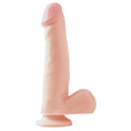 Load image into Gallery viewer, Basix Rubber Works 7.5" Dong with Suction Cup Flesh