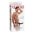 Load image into Gallery viewer, Fetish Fantasy Series 8" Vibrating Hollow Strap-On Brown