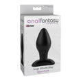Load image into Gallery viewer, Anal Fantasy Collection Large Silicone Plug Black