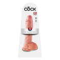 Load image into Gallery viewer, King Cock 10" Cock with Balls Flesh