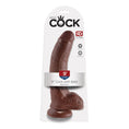 Load image into Gallery viewer, King Cock 9" Cock with Balls Brown