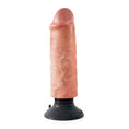 Load image into Gallery viewer, King Cock 6" Vibrating Cock Flesh