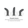 Load image into Gallery viewer, King Cock 8" Vibrating Cock Brown