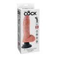 Load image into Gallery viewer, King Cock 8" Vibrating Cock With Balls Flesh