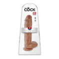 Load image into Gallery viewer, King Cock 11" Cock With Balls Tan