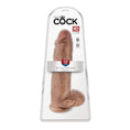 Load image into Gallery viewer, King Cock 12" Cock With Balls Tan