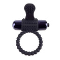 Load image into Gallery viewer, Fantasy C-Ringz Vibrating Silicone Super Ring Black