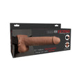Load image into Gallery viewer, Fetish Fantasy 10" Hollow Rechargeable Strap-On With Remote Tan