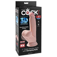 Load image into Gallery viewer, King Cock Plus 7" Triple Density Cock With Swinging Balls