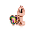 Load image into Gallery viewer, Rear Assets Rose Gold Heart Small Rainbow