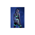 Load image into Gallery viewer, In A Trance Embroidered Bra Garter Belt And G-String L/Xl