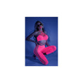 Load image into Gallery viewer, Own The Night Bodystocking One Size Neon Pink