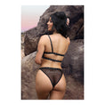 Load image into Gallery viewer, Bad Bitch One-Shoulder Bling Bralette & Panty S/M