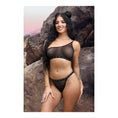 Load image into Gallery viewer, Bad Bitch One-Shoulder Bling Bralette & Panty L/Xl