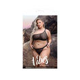 Load image into Gallery viewer, Bad Bitch One-Shoulder Bling Bralette & Panty Queen Size