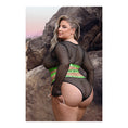 Load image into Gallery viewer, Fuck Ur Rules Long Sleeve Crop Top, Panty & Pasties Queen Size