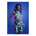Load image into Gallery viewer, Night Vision Gartered Teddy L/Xl