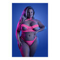 Load image into Gallery viewer, Slow Motion Peekaboo Cup Bra & Panty Queen Size