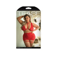 Load image into Gallery viewer, Vaughn Harness Bralette, Gartered Skirt & Panty 1X/2X