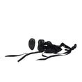 Load image into Gallery viewer, 10-Function Little Black Thong with Ties Black