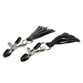 Load image into Gallery viewer, Nipple Play Playful Tassels Nipple Clamps Black
