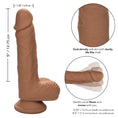 Load image into Gallery viewer, Dual Density Silicone Studs 5" Brown