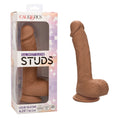 Load image into Gallery viewer, Dual Density Silicone Studs 6.25" Brown