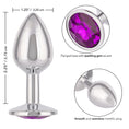 Load image into Gallery viewer, Jewel Small Amethyst Plug