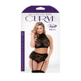 Load image into Gallery viewer, Katia Two Piece Halter Bra Top with Matching Gartered Panty - 3X/4X Boxed