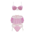 Load image into Gallery viewer, Pink Lady Bra, Skirt & Panty Set - S/M (Garment Only - No Box)