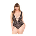 Load image into Gallery viewer, Claire Lace Crotchless Teddy - 1X/2X (Garment Only - No Box)