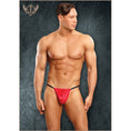 Load image into Gallery viewer, Satin Spandex Posing Strap Red One Size