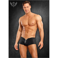 Load image into Gallery viewer, Nylon Spandex Zipper Short Black L/Xl