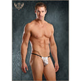 Load image into Gallery viewer, Stretch Lace Posing Strap White One Size
